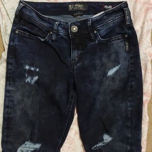 Silver Tuesday distressed skinny Jeans size 28